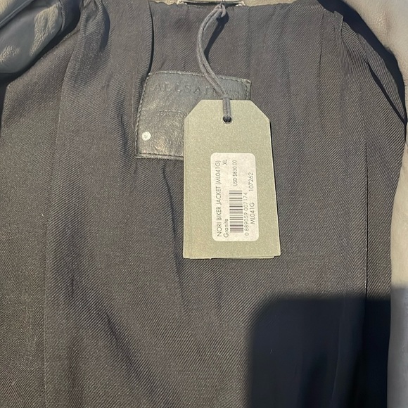 NWT ALLSAINTS leather jacket - Picture 3 of 4